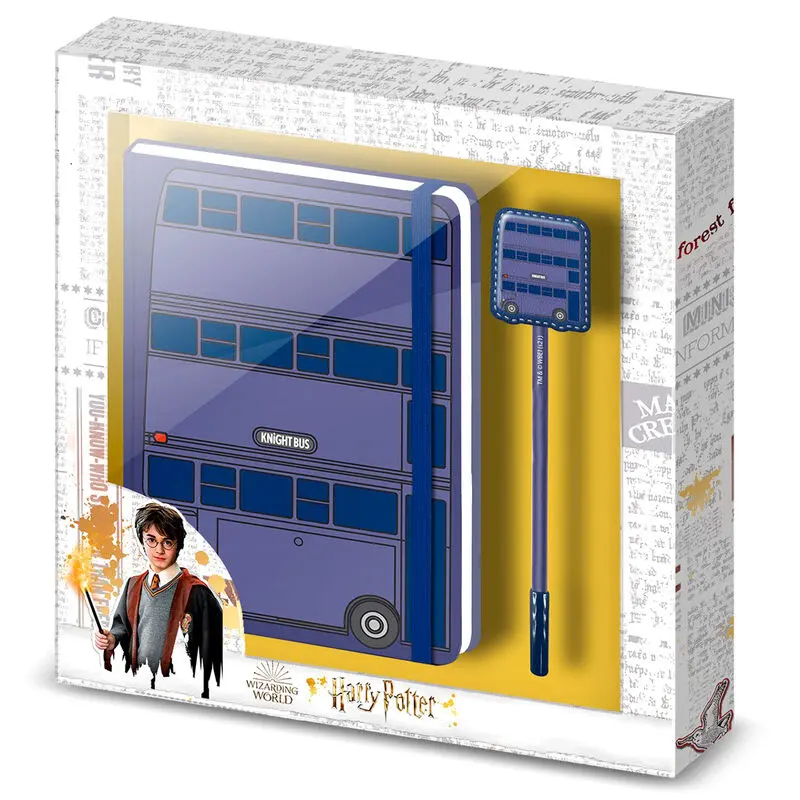 Harry Potter Knight Bus set deník + propiska fotografii produktu