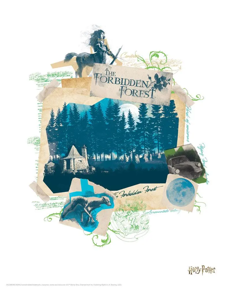 Harry Potter Lithografie Sada 10 ks 36 x 28 cm fotografii produktu