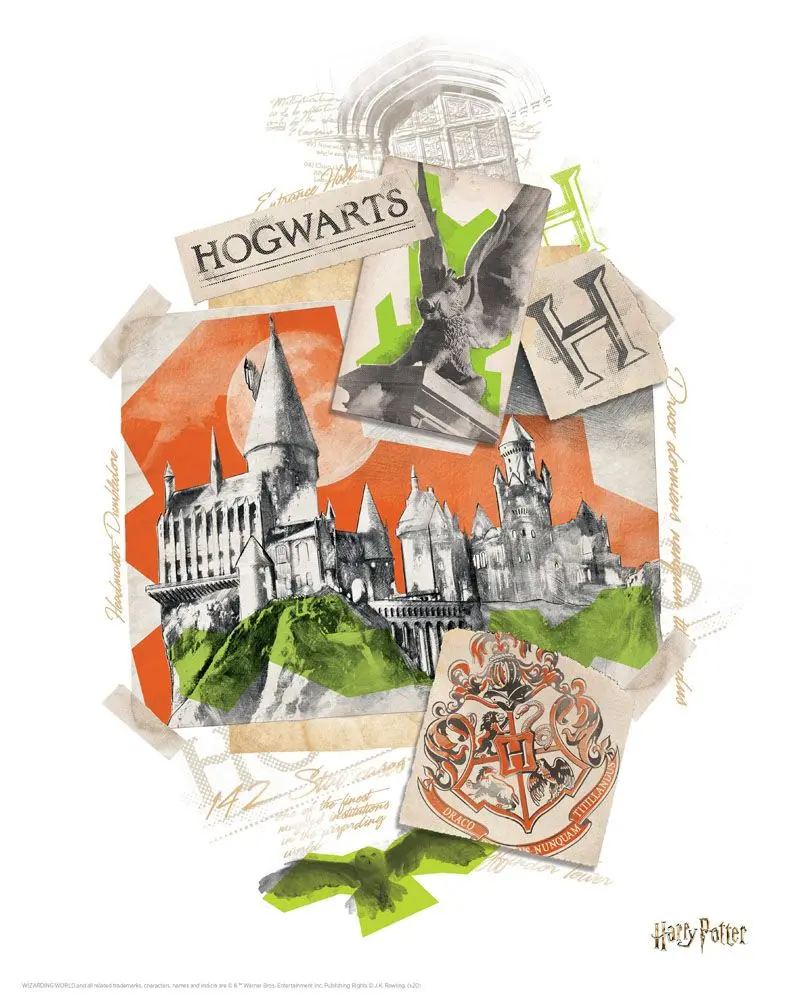 Harry Potter Lithografie Sada 10 ks 36 x 28 cm fotografii produktu