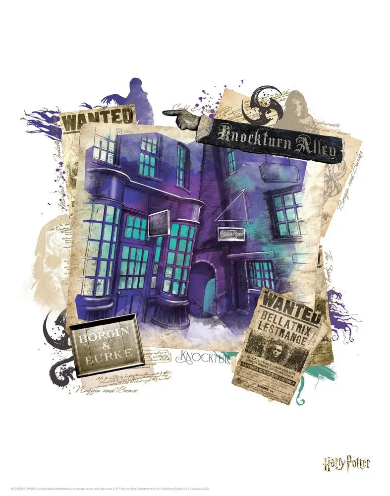 Harry Potter Lithografie Sada 10 ks 36 x 28 cm fotografii produktu