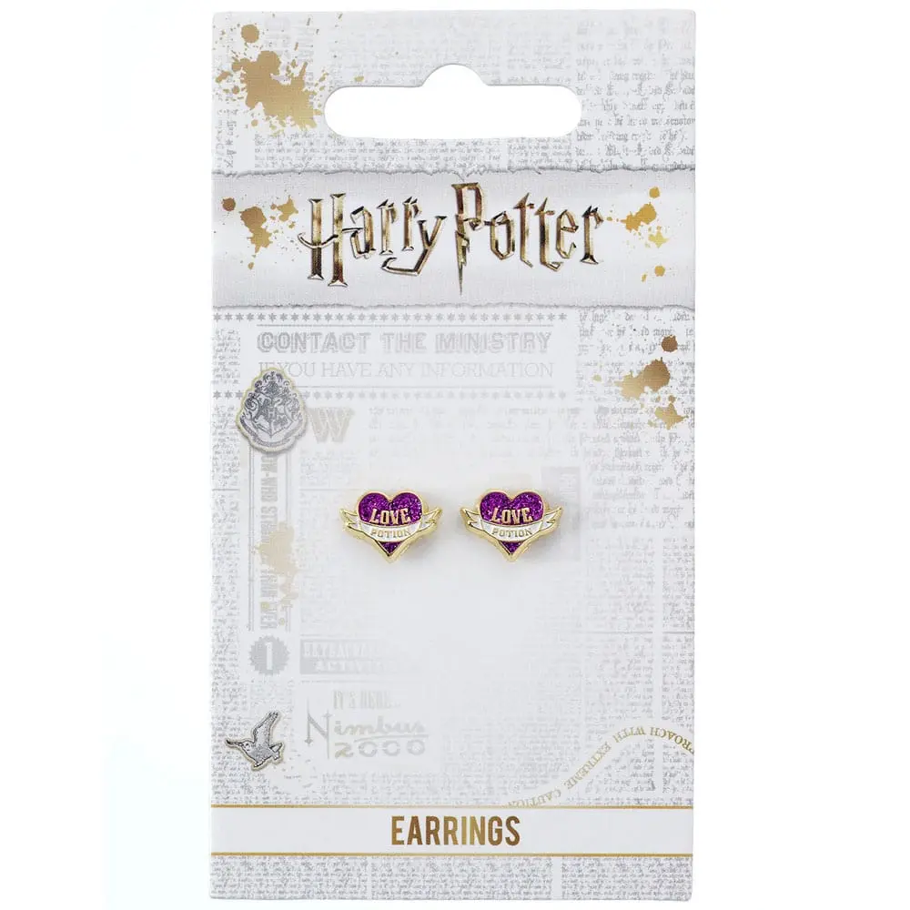 Harry Potter Náušnice Elixír lásky (Pozlacené) fotografii produktu