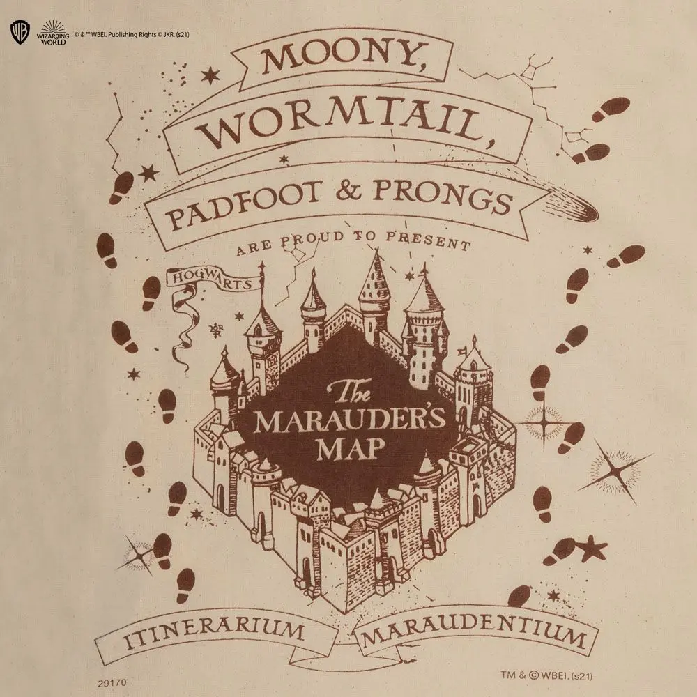 Harry Potter Tote Bag Pytlová Mapa Pobertova Plánu fotografii produktu