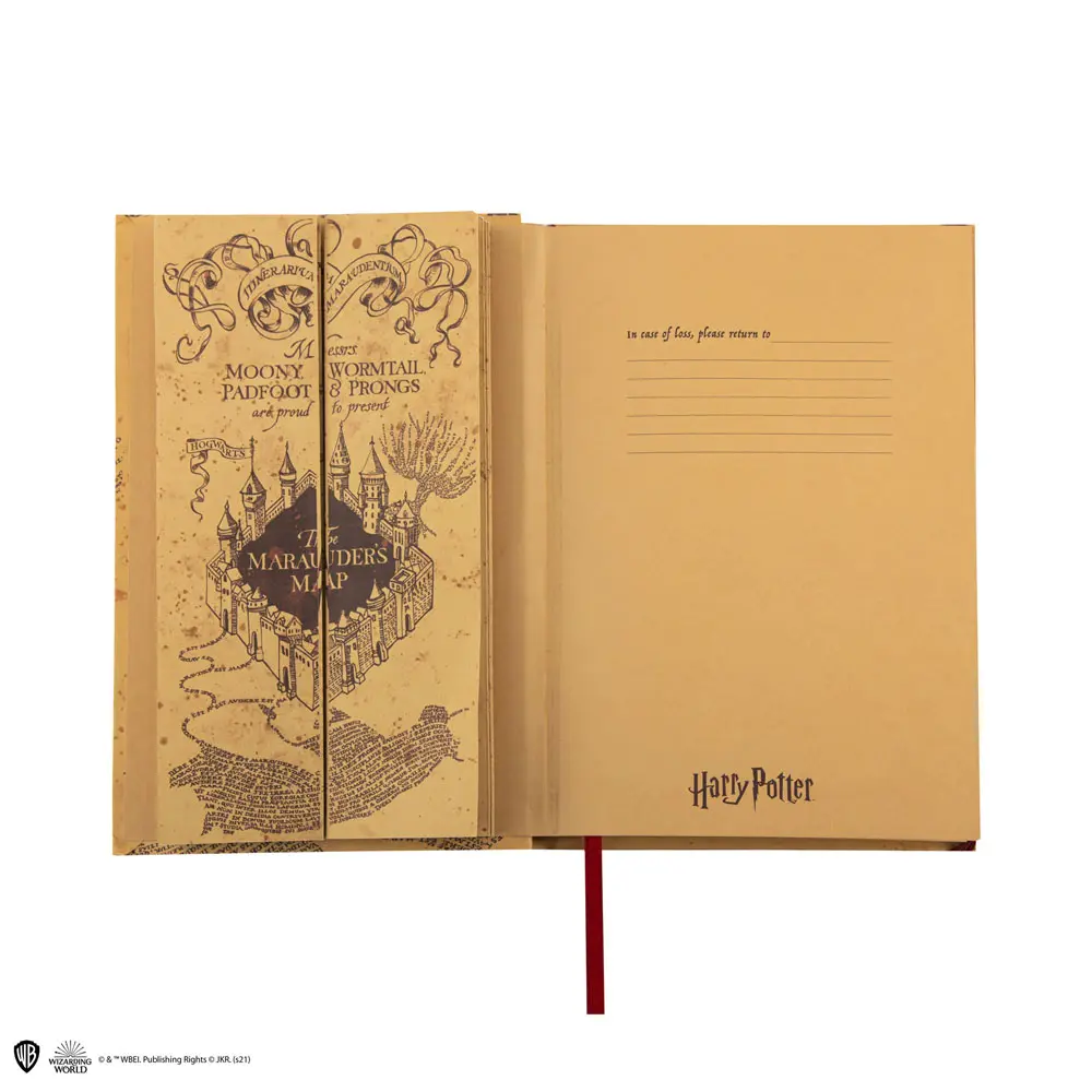 Harry Potter Notebook A5 Pobertův Plán - Zápisník formátu A5 fotografii produktu