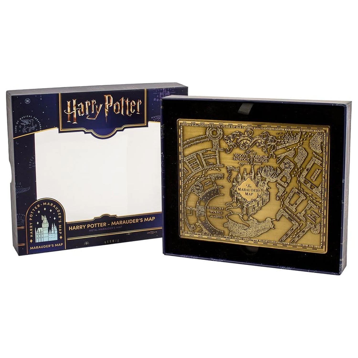 Harry Potter Replika Pobertovy mapy Kovová mapa 15 cm fotografii produktu