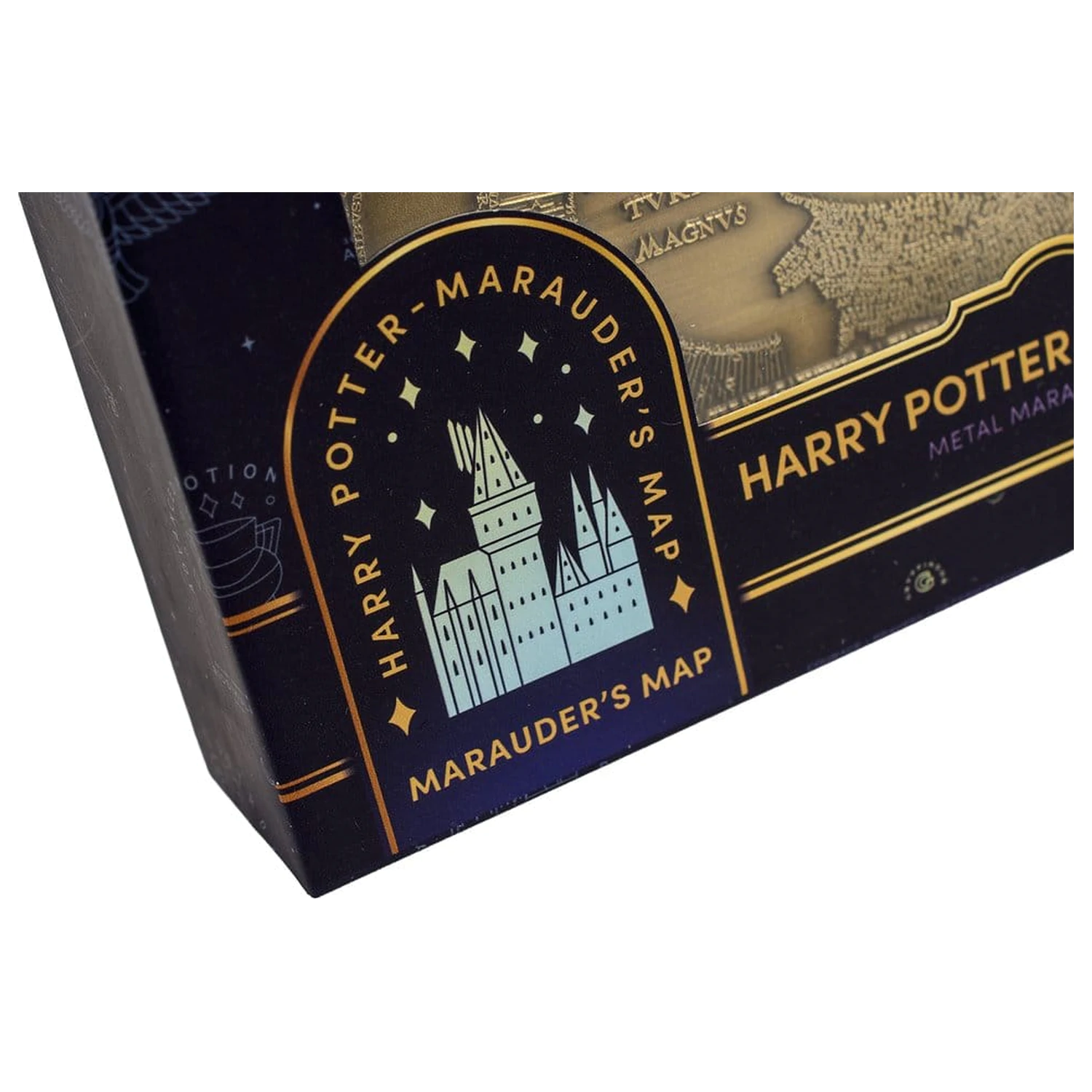 Harry Potter Replika Pobertovy mapy Kovová mapa 15 cm fotografii produktu
