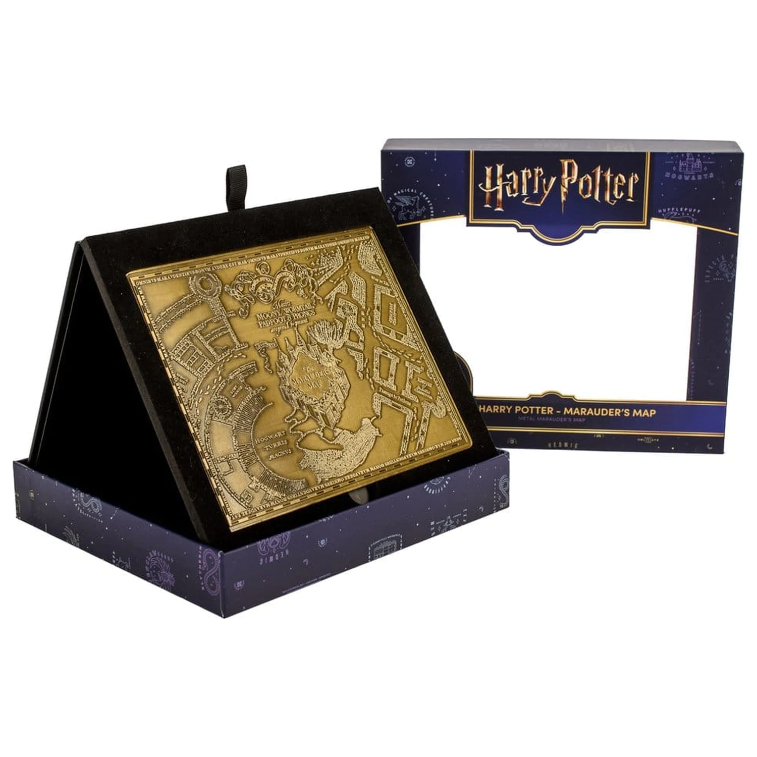 Harry Potter Replika Pobertovy mapy Kovová mapa 15 cm fotografii produktu