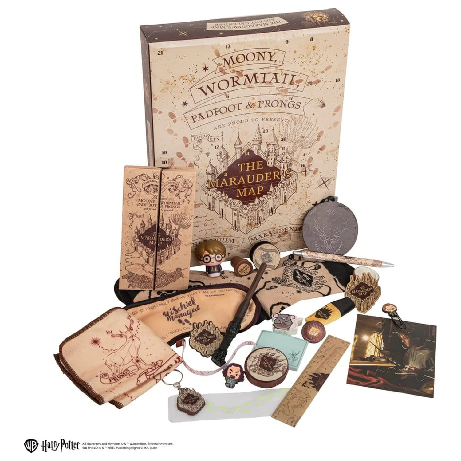 Harry Potter Adventní Kalendář Marauder's Map Nová Edice 2026 fotografii produktu