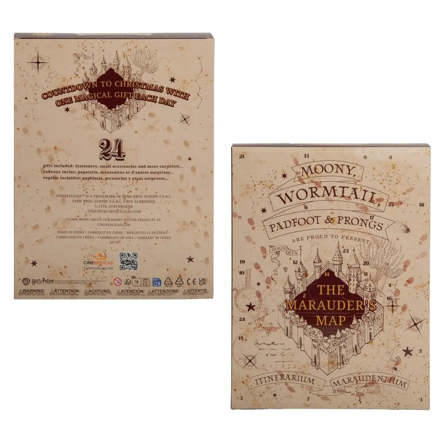 Harry Potter Adventní Kalendář Marauder's Map Nová Edice 2026 fotografii produktu