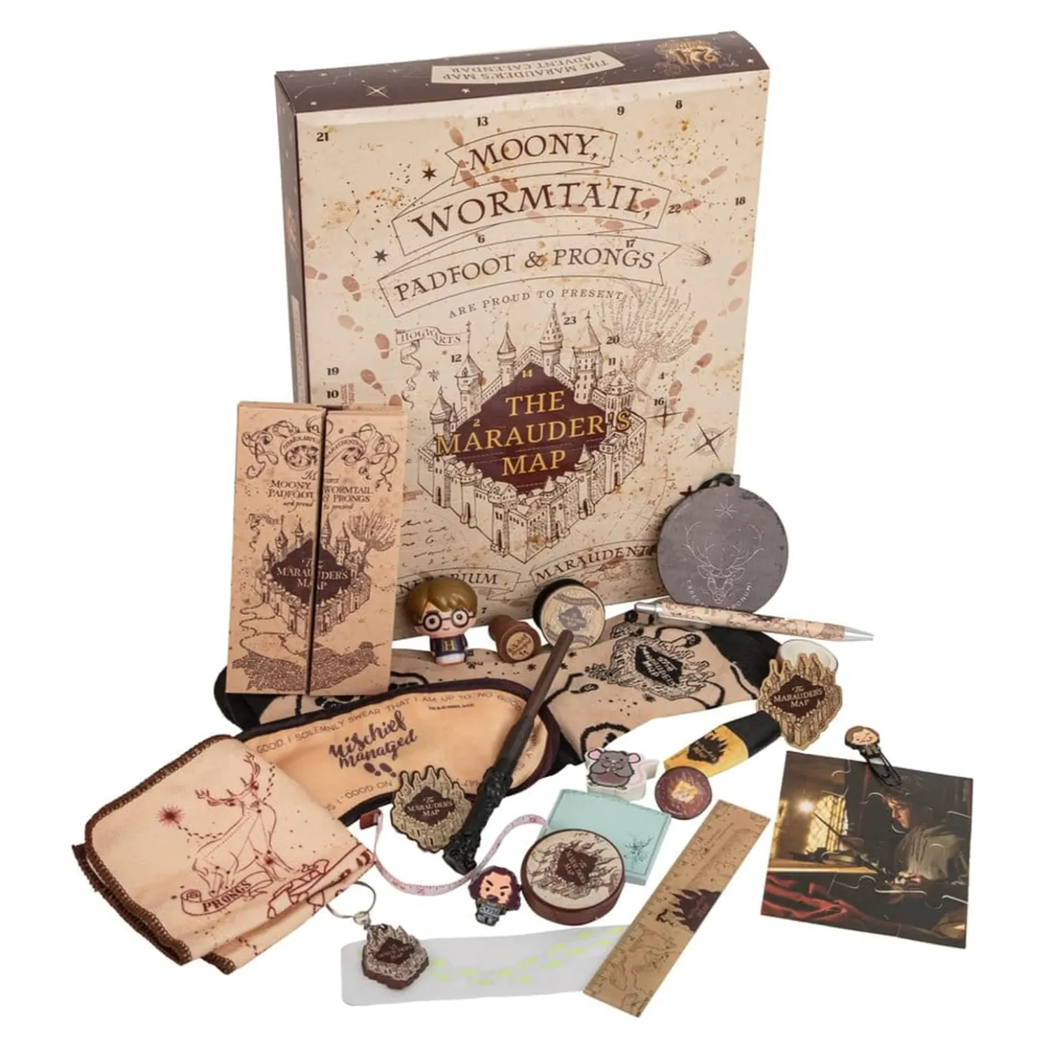Harry Potter Adventní Kalendář Marauder's Map Nová Edice 2026 fotografii produktu