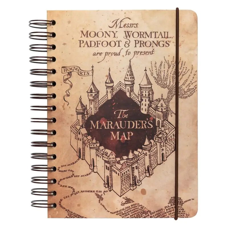 Harry Potter Marauders Map A5 zápisník fotografii produktu