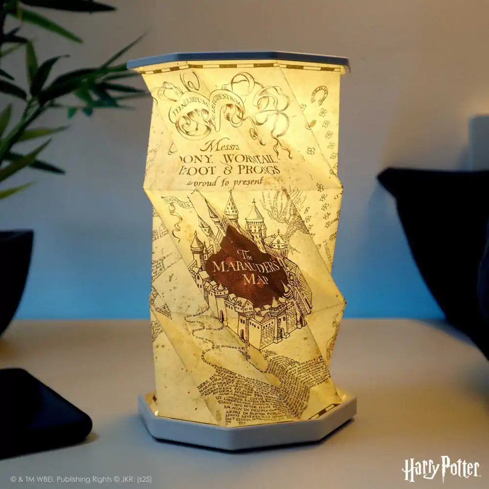 Harry Potter skládací lampa Marauders Map 15 cm fotografii produktu
