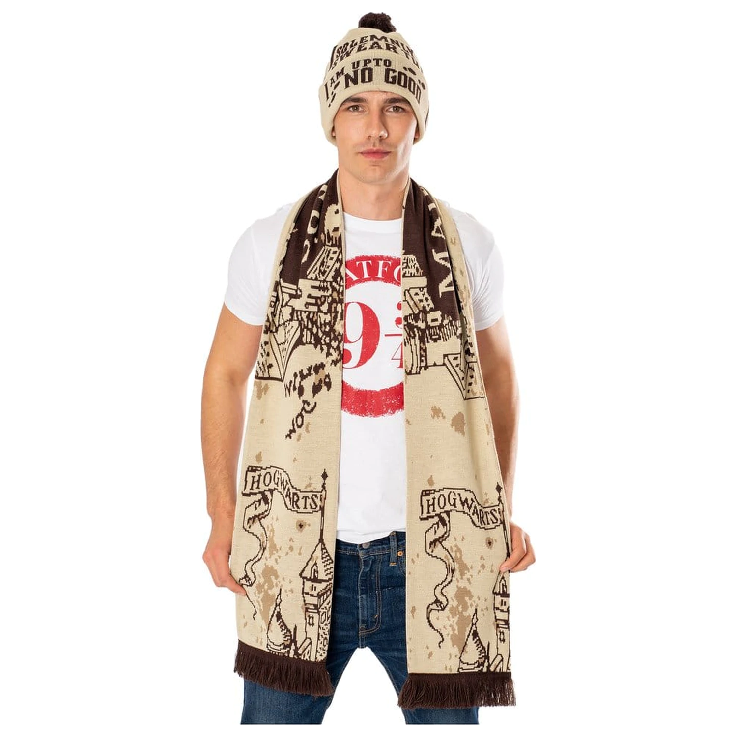 Harry Potter Šála Pobertova mapa Dlouhá délka fotografii produktu