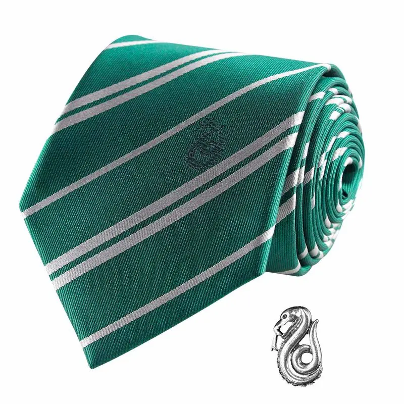 Harry Potter Kravata & Kovový odznak Deluxe Box Slytherin fotografii produktu