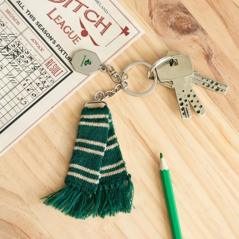 Harry Potter Slytherin šála klíčenka fotografii produktu