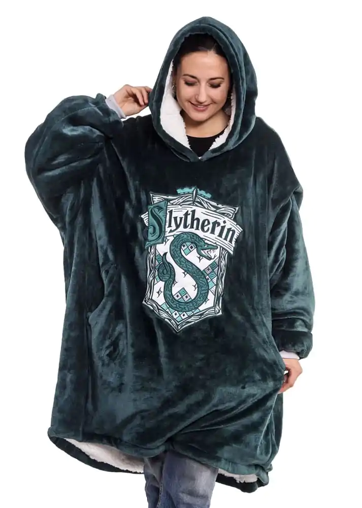 Harry Potter Oversized Hoodie Blanket Zmijozel fotografii produktu