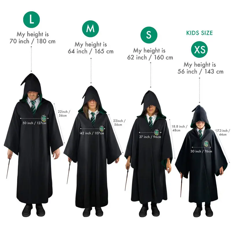 Harry Potter kouzelnický plášť Slytherin fotografii produktu