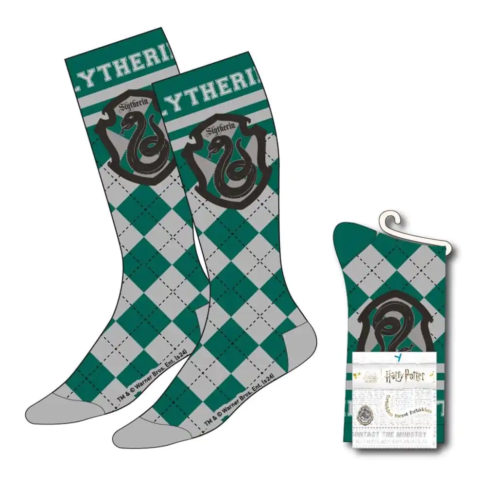 Ponožky Harry Potter Slytherin 38-45 fotografii produktu