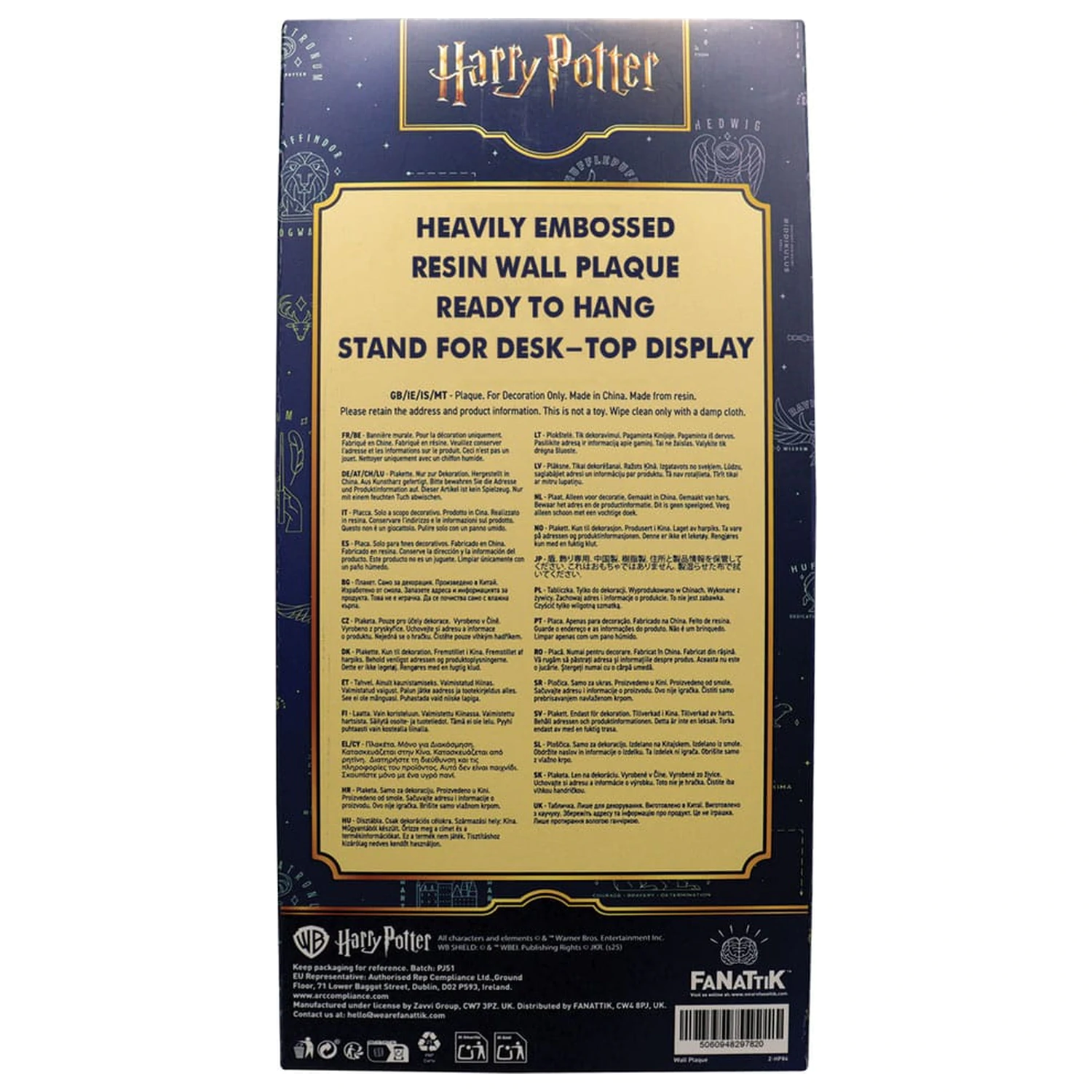 Harry Potter Resin Plaque Mořská panna vitrážové okno fotografii produktu