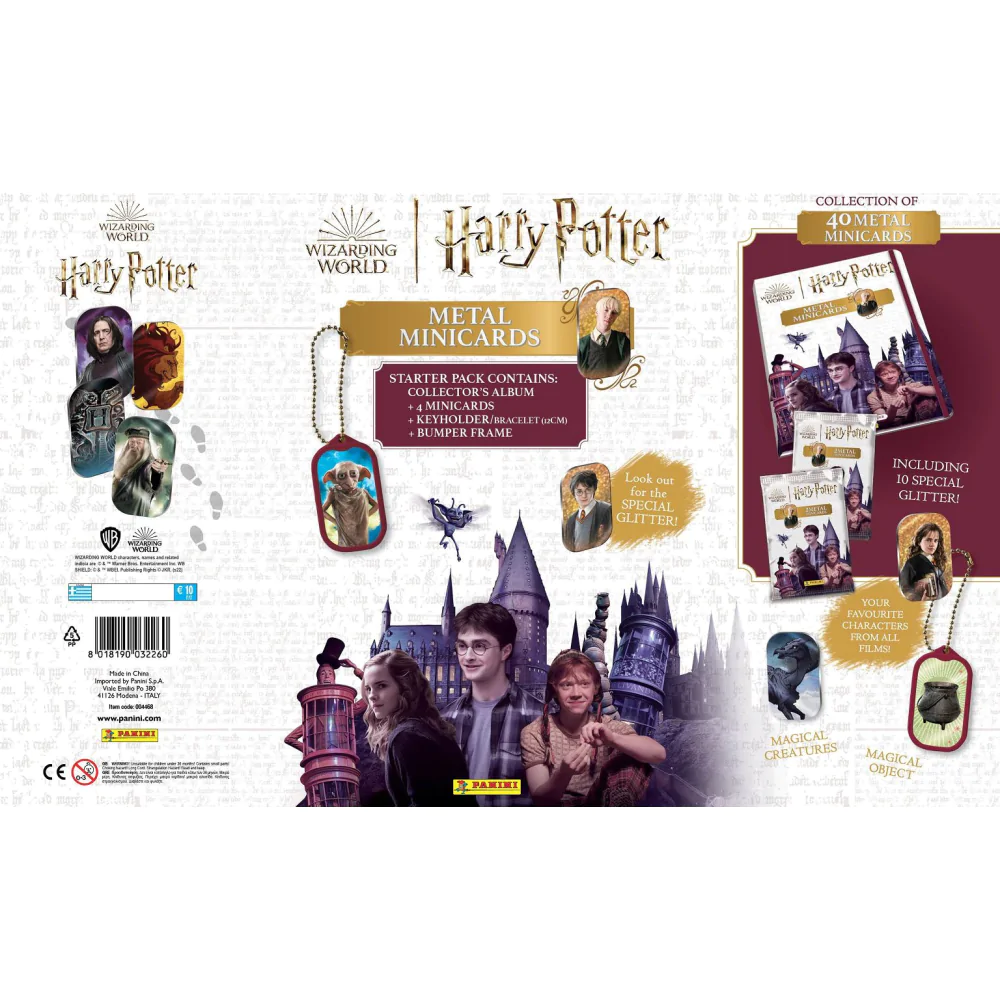 Harry Potter Metal Minicards Startovací Balíček *Anglická Verze* fotografii produktu