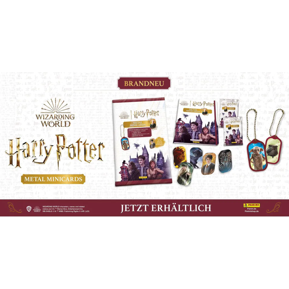 Harry Potter Metal Minicards Startovací Balíček *Anglická Verze* fotografii produktu