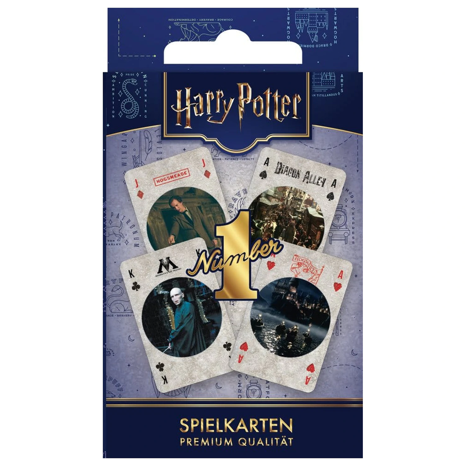 Harry Potter hrací karty *German Version* fotografii produktu