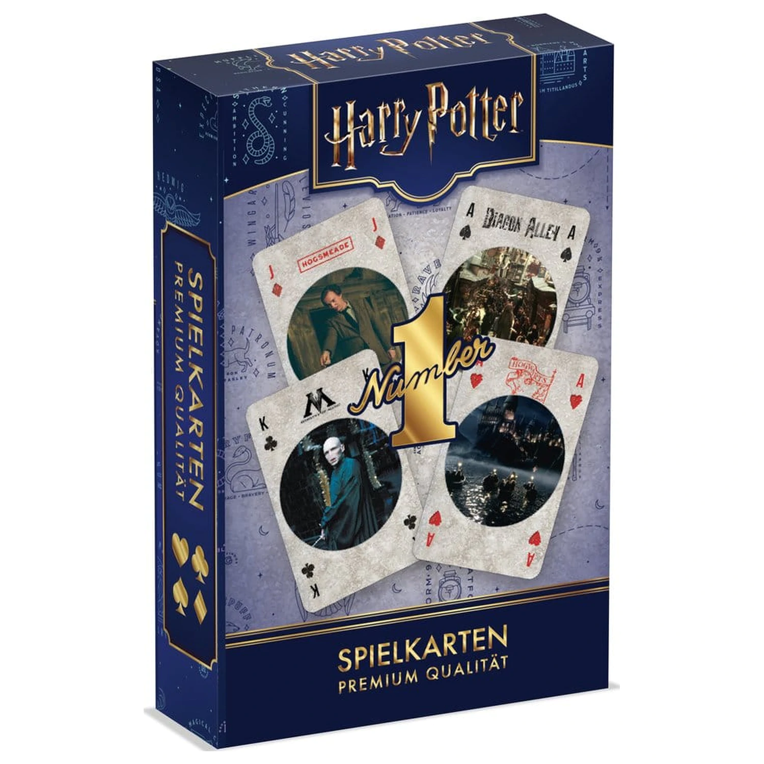 Harry Potter hrací karty *German Version* fotografii produktu