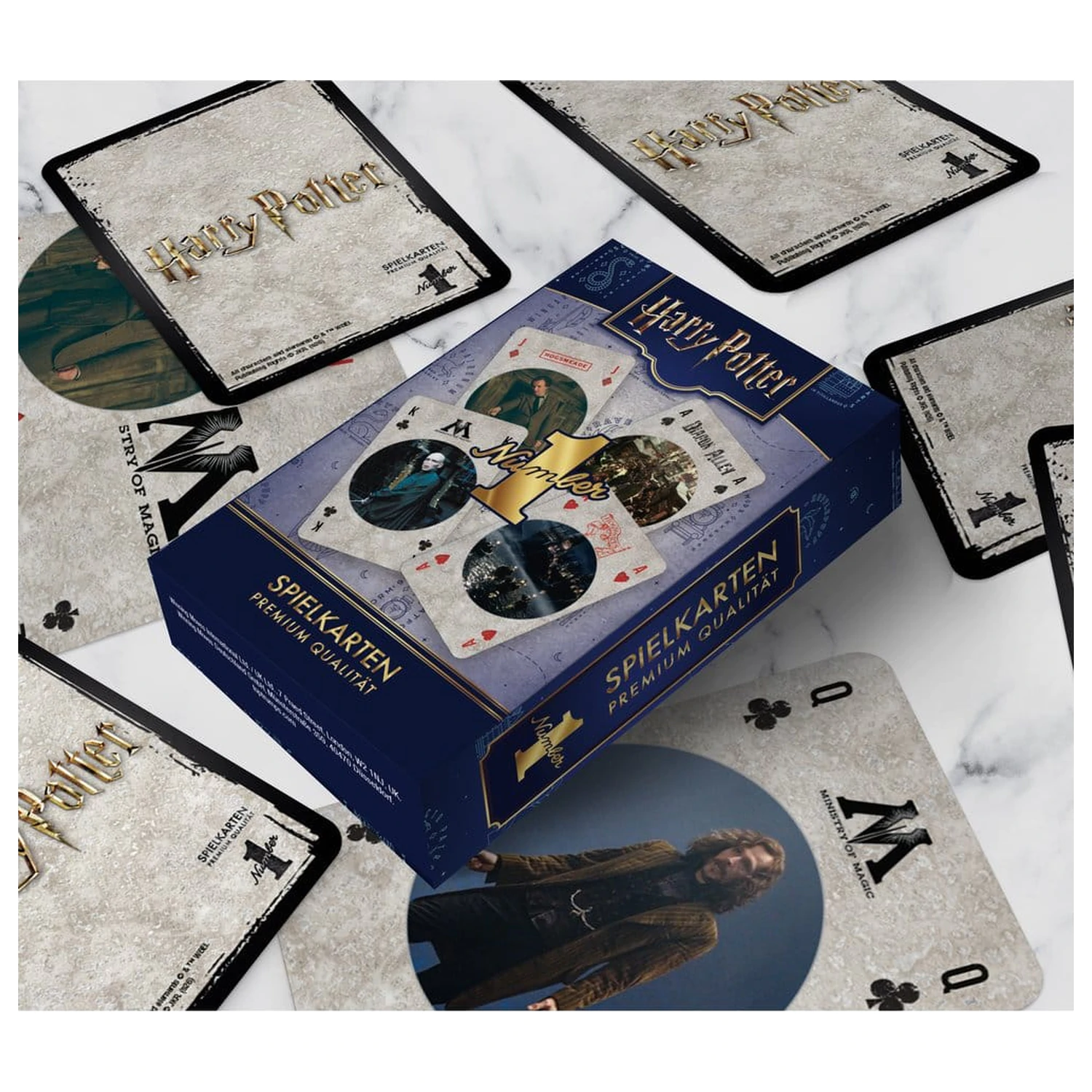 Harry Potter hrací karty *German Version* fotografii produktu