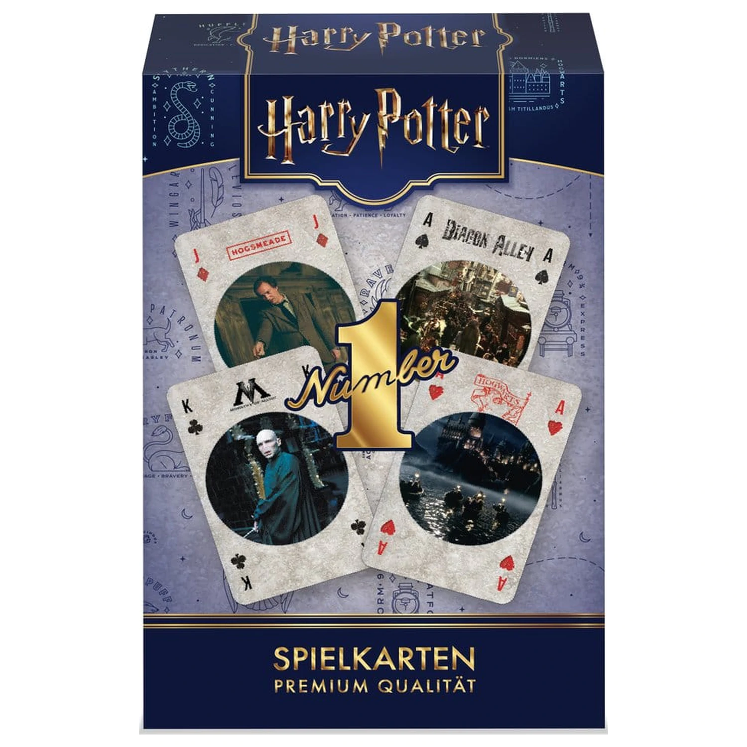 Harry Potter hrací karty *German Version* fotografii produktu