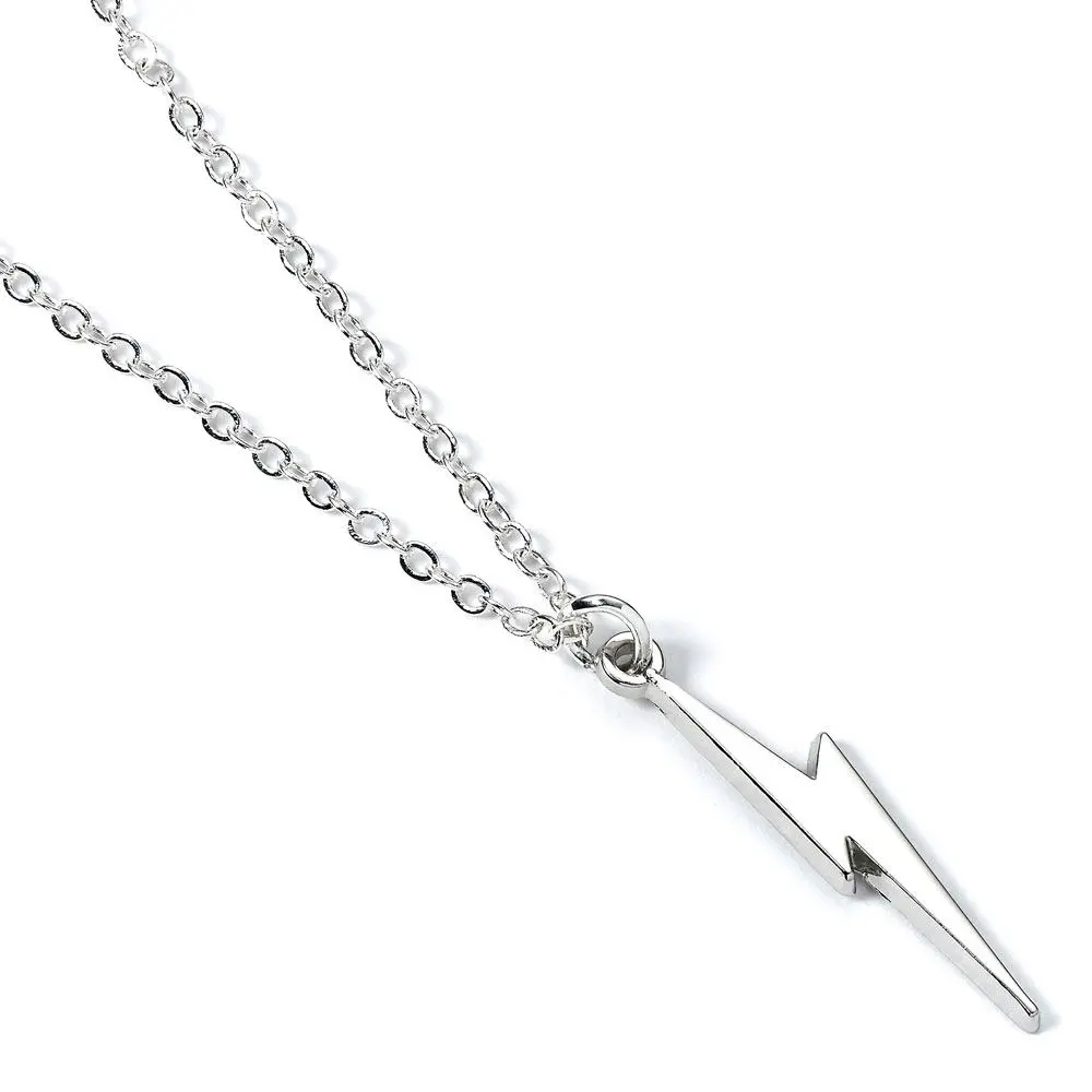 Harry Potter Pendant & Necklace Lightning Bolt (silver plated) / Přívěsek a náhrdelník Blesk (postříbřeno) fotografii produktu