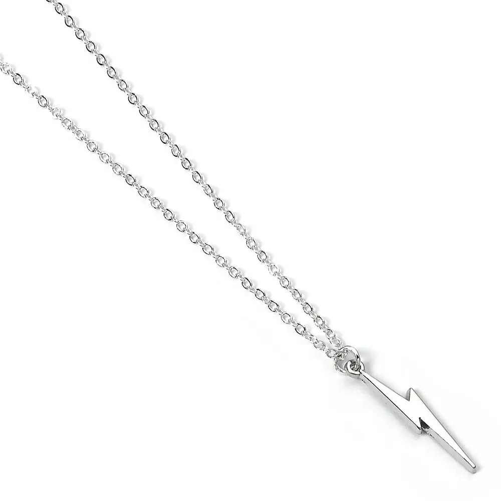 Harry Potter Pendant & Necklace Lightning Bolt (silver plated) / Přívěsek a náhrdelník Blesk (postříbřeno) fotografii produktu