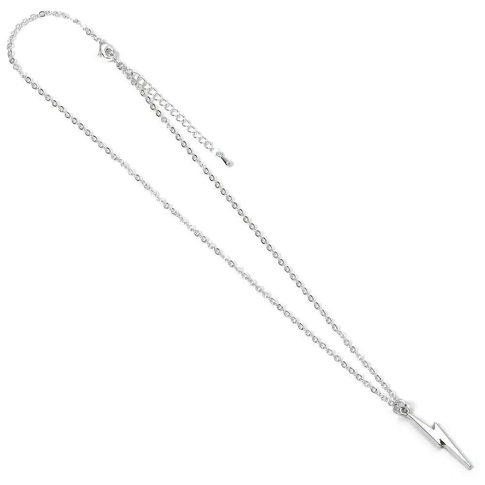 Harry Potter Pendant & Necklace Lightning Bolt (silver plated) / Přívěsek a náhrdelník Blesk (postříbřeno) fotografii produktu