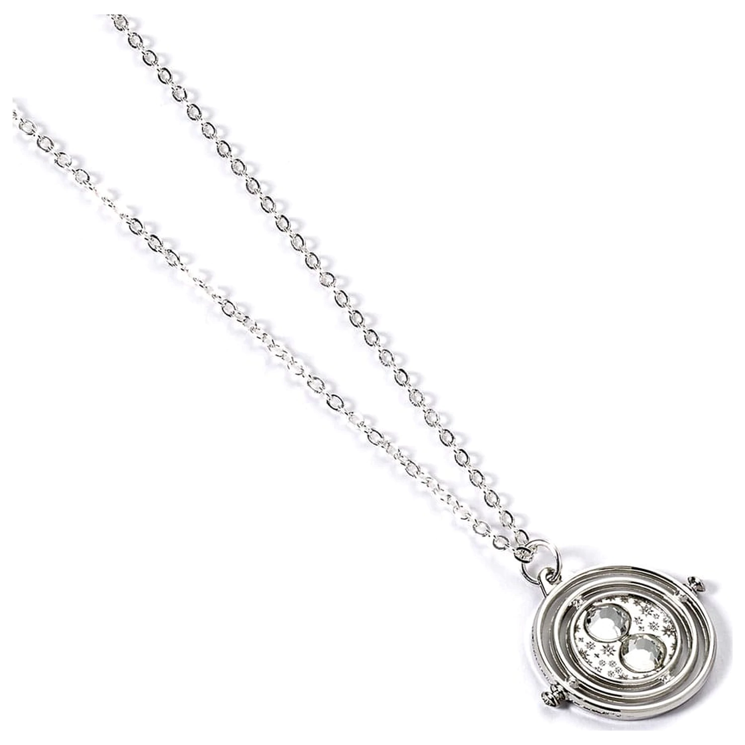 Harry Potter Náhrdelník s přívěskem Time Turner (stříbrný tón) fotografii produktu