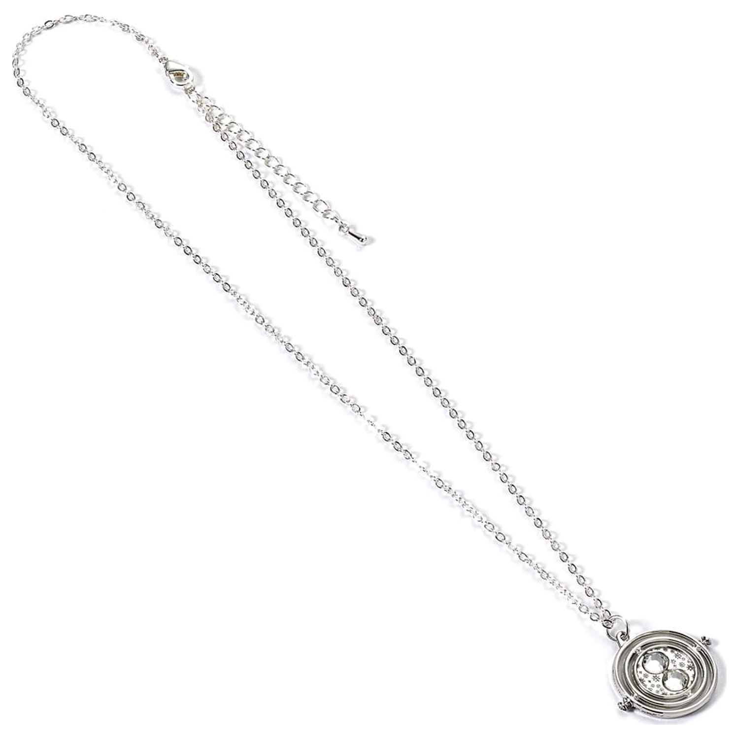 Harry Potter Náhrdelník s přívěskem Time Turner (stříbrný tón) fotografii produktu