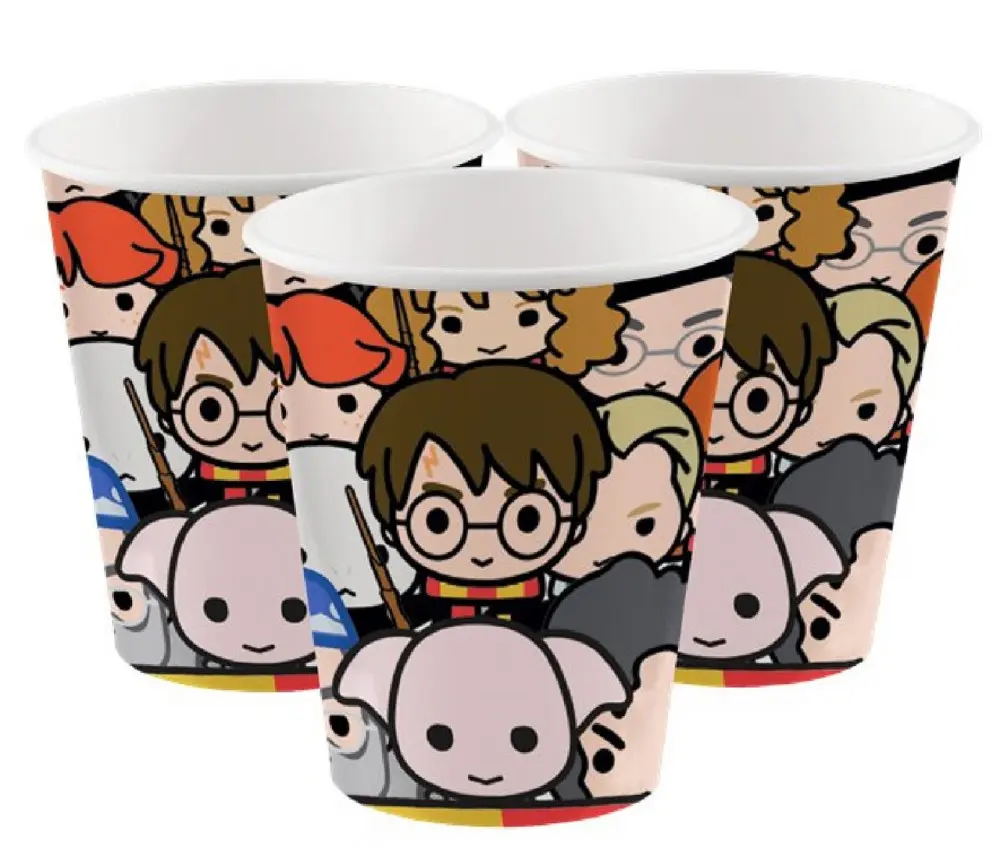 Harry Potter papírové kelímky 8 kusů 250 ml fotografii produktu