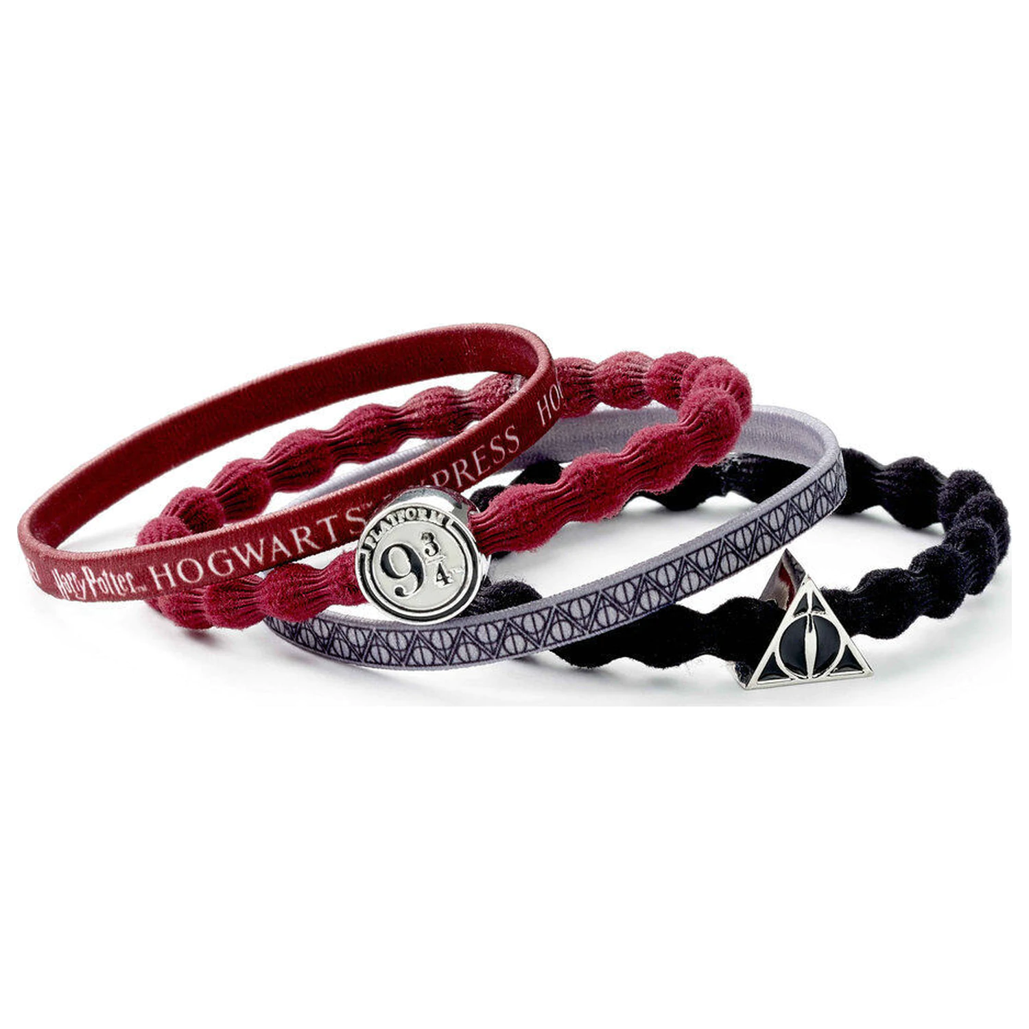Harry Potter nástupiště 9 a 3/4 balení 4 gumičky do vlasů fotografii produktu