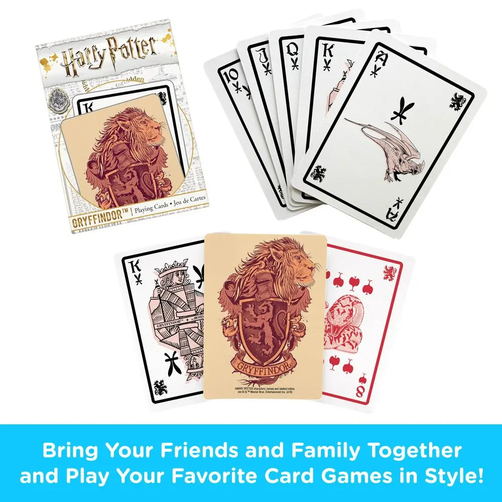 Harry Potter Playing Cards Gryffindor - hrací karty fotografii produktu