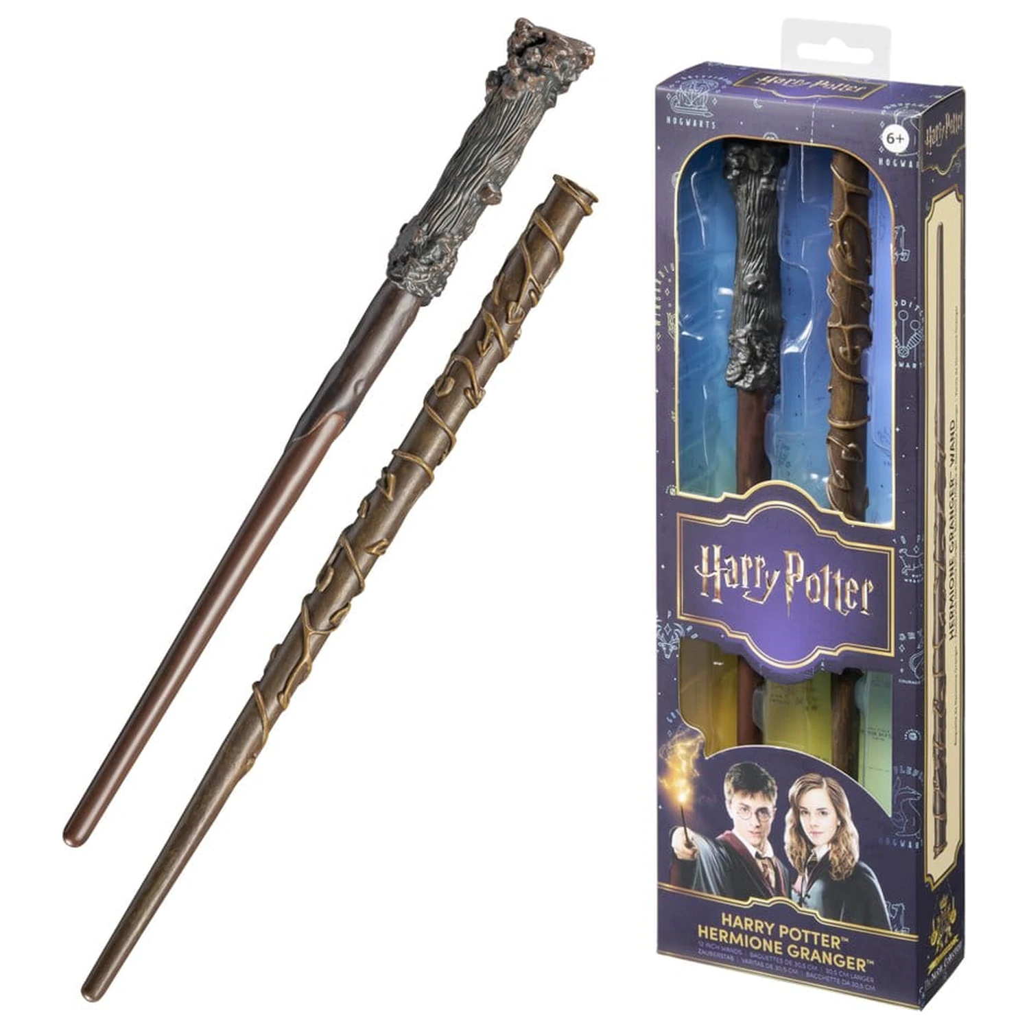Harry Potter Roleplay replika hůlek 2-Pack Harry Potter & Hermione Granger 31 cm fotografii produktu