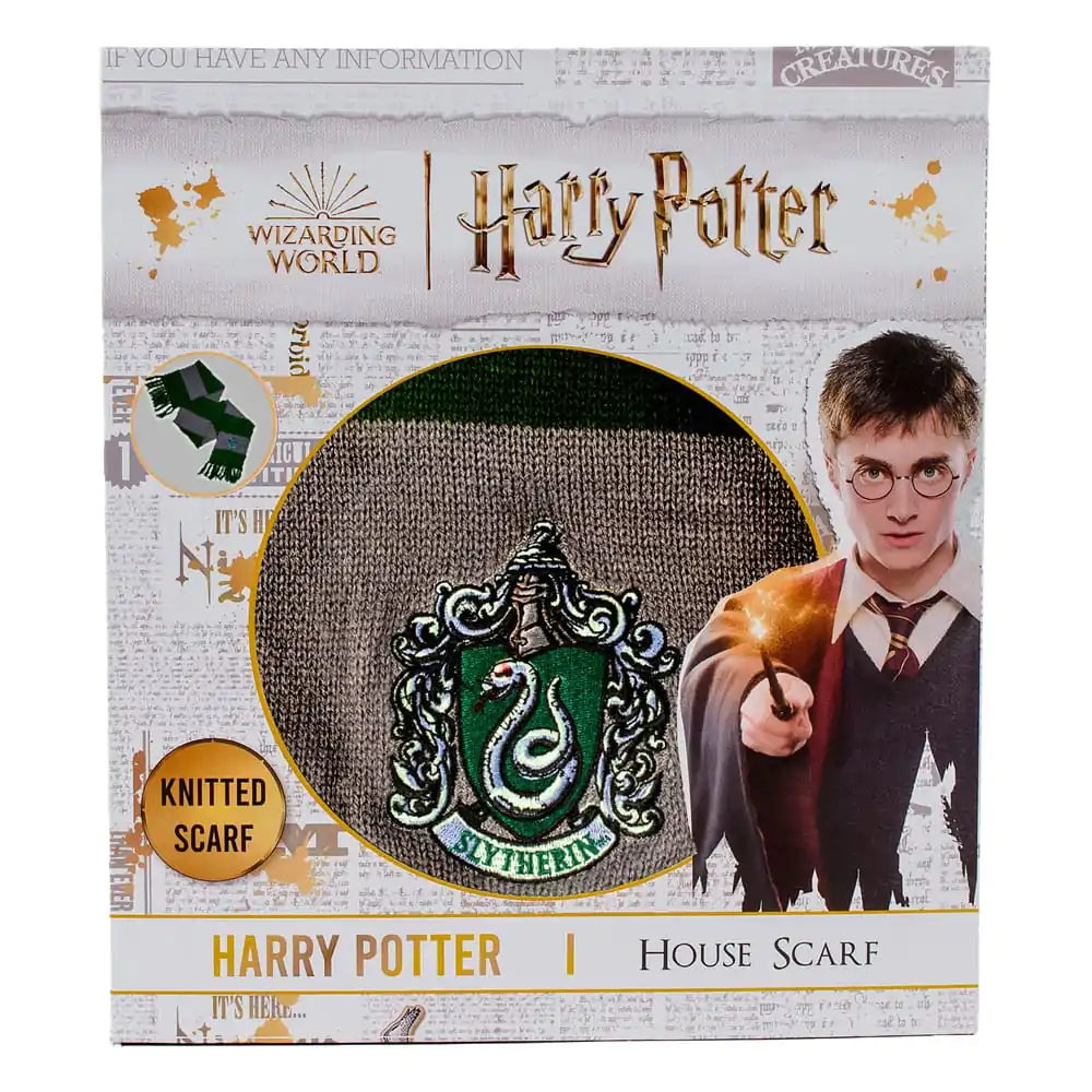 Harry Potter Scarf Slytherin Bold Stripes (Boxed) Šála 160 cm fotografii produktu