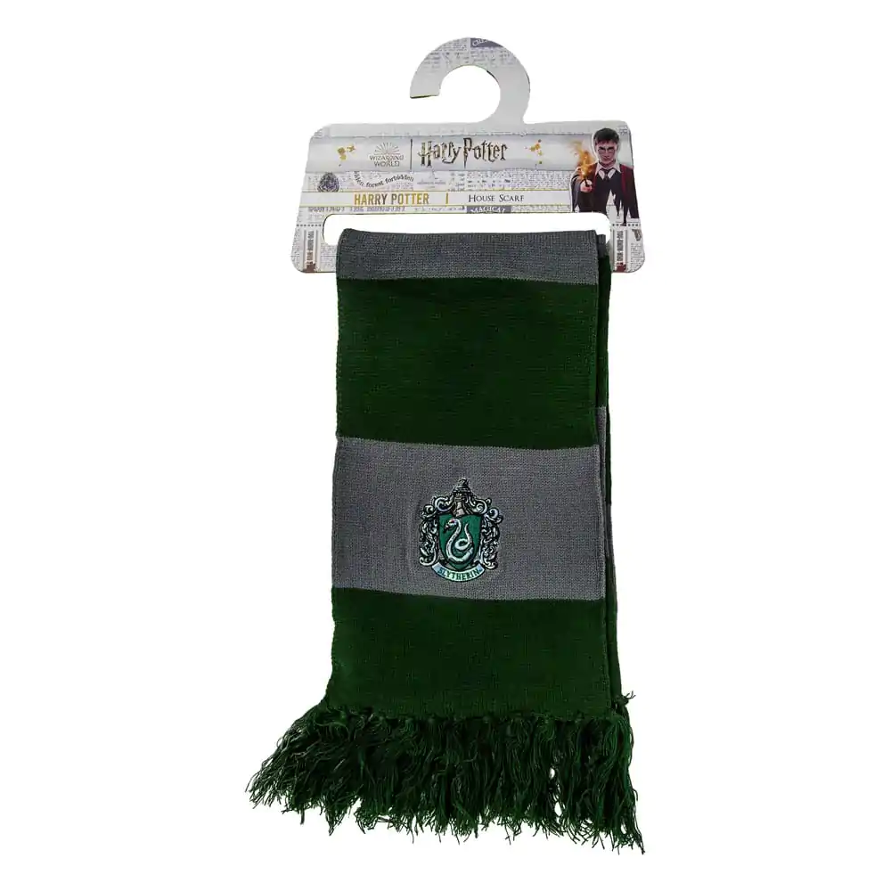 Harry Potter Scarf Slytherin Bold Stripes (Hanger) 160 cm - šála fotografii produktu