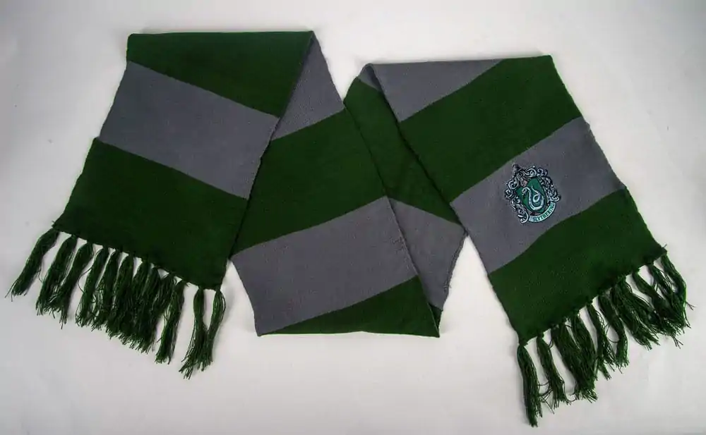 Harry Potter Scarf Slytherin Bold Stripes (Hanger) 160 cm - šála fotografii produktu