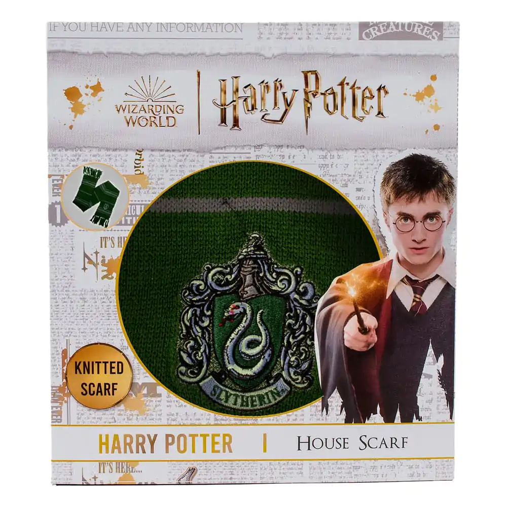 Harry Potter Scarf Slytherin Thin Stripes (Boxed) 160 cm - Šála fotografii produktu