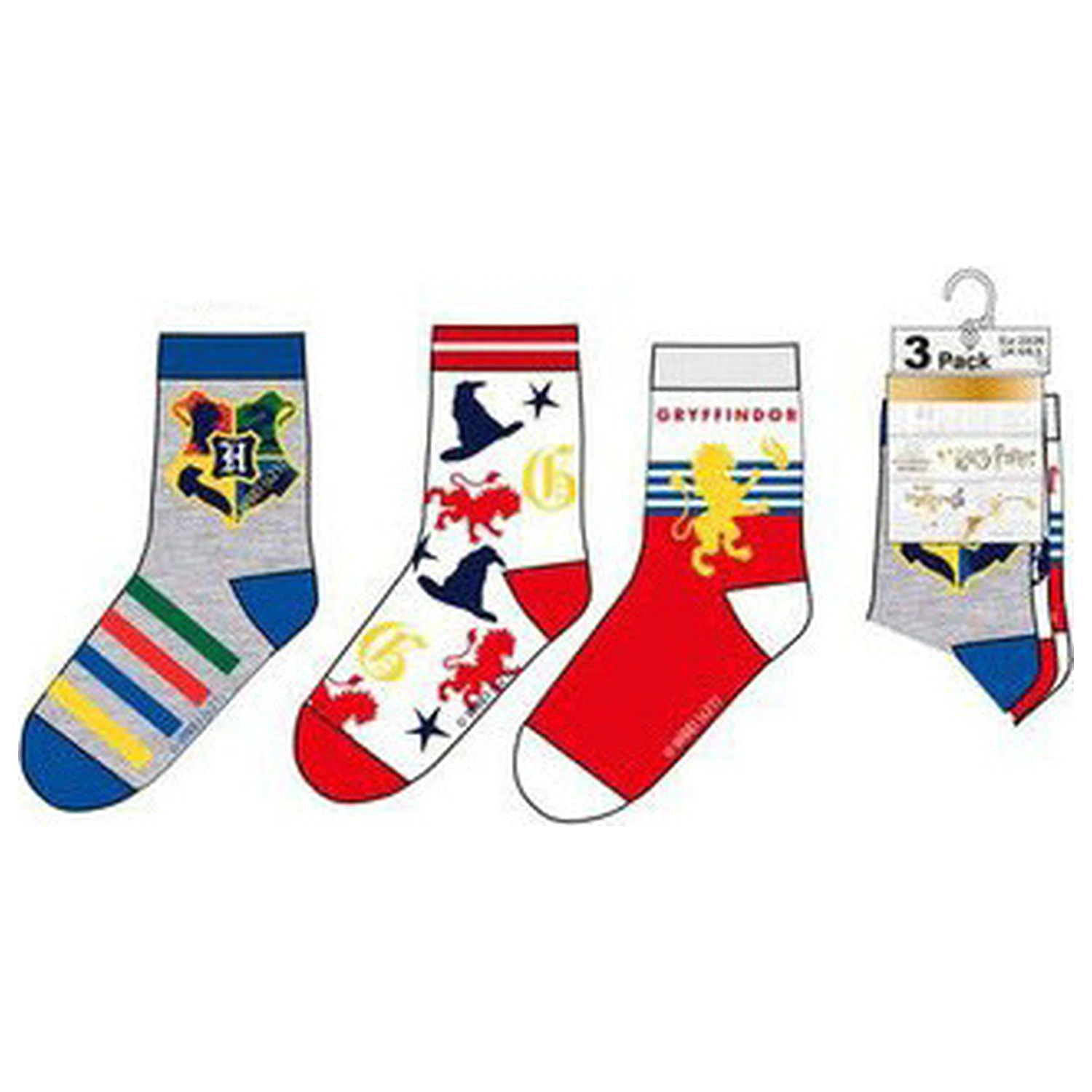 Harry Potter Sorting Hat White dětské ponožky 27/30 fotografii produktu
