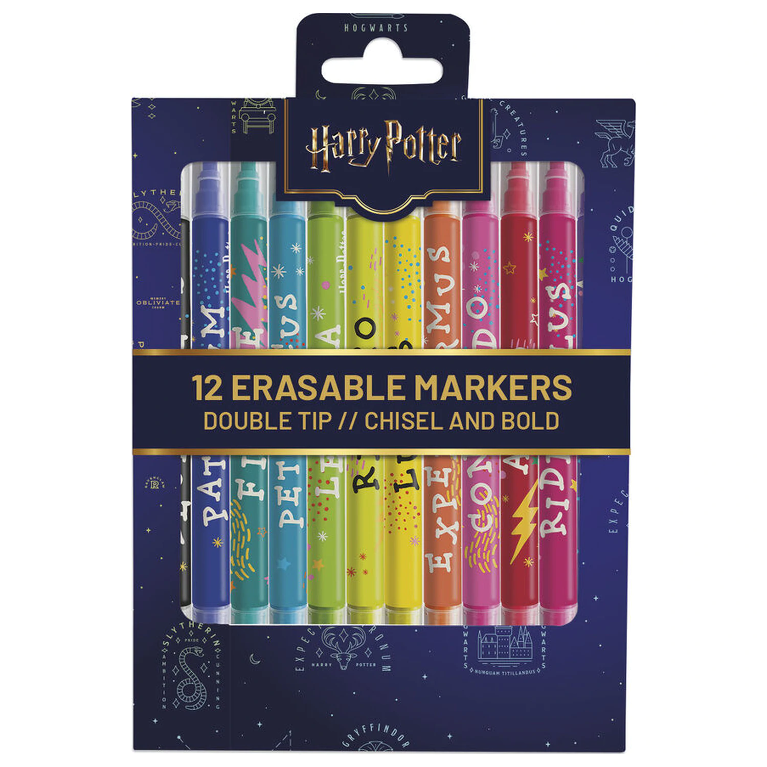 Harry Potter Spells sada 12 vymazatelných makerů fotografii produktu