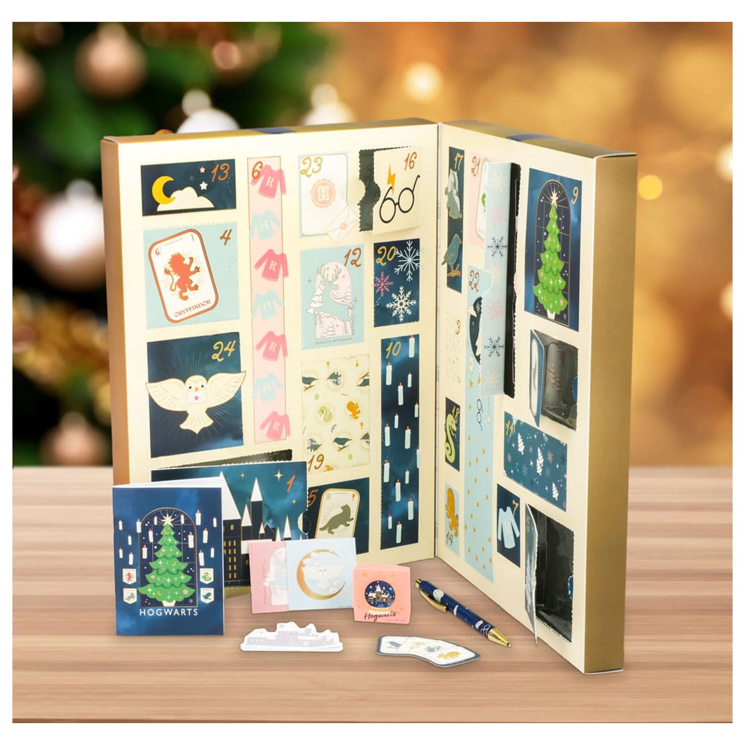 Harry Potter Adventní kalendář Stationery 24 Day Hogwarts fotografii produktu