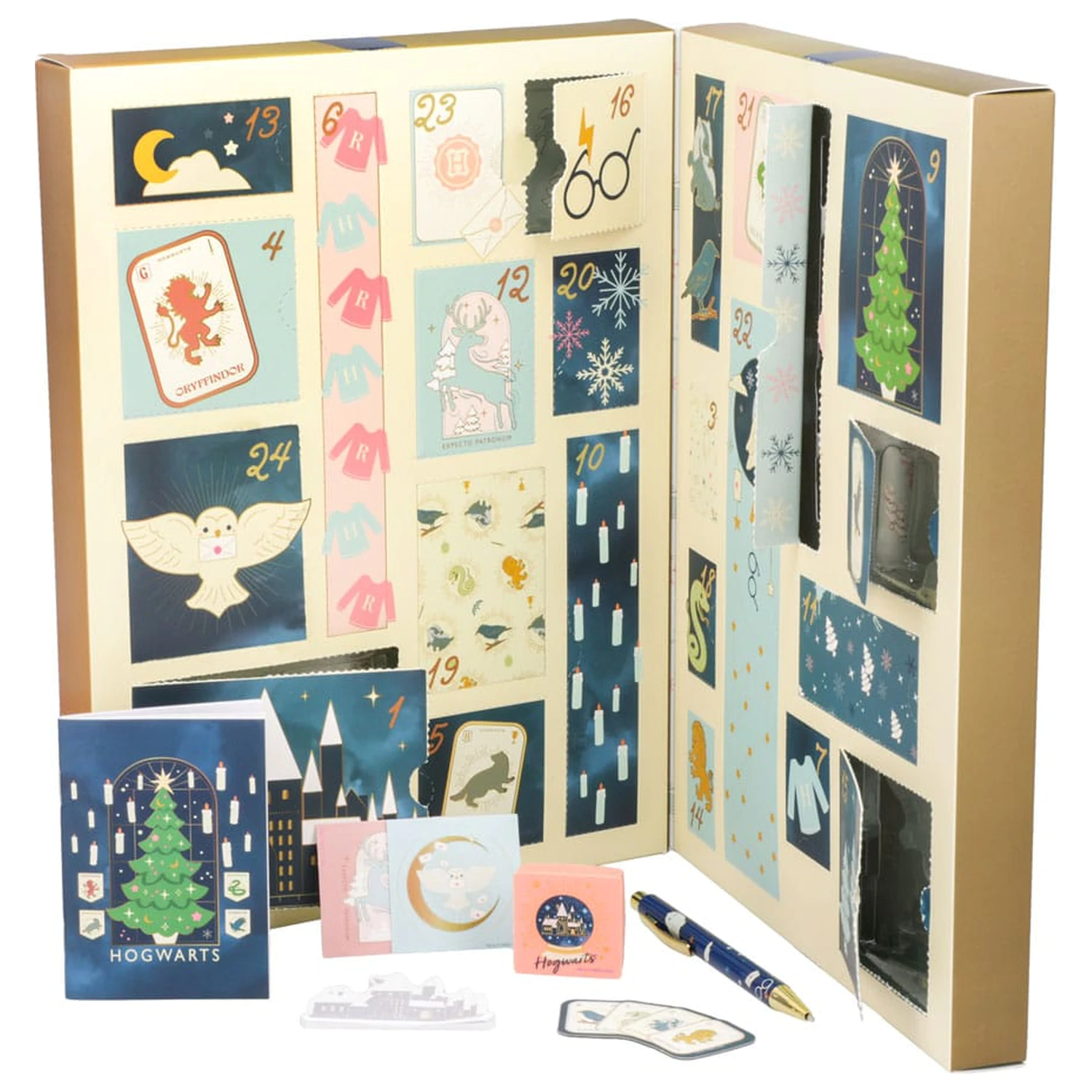 Harry Potter Adventní kalendář Stationery 24 Day Hogwarts fotografii produktu