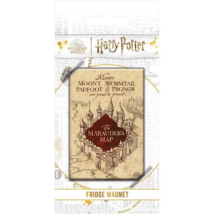 Harry Potter Fridge Magnet Mapa Pobertů - Magnetka na lednici fotografii produktu
