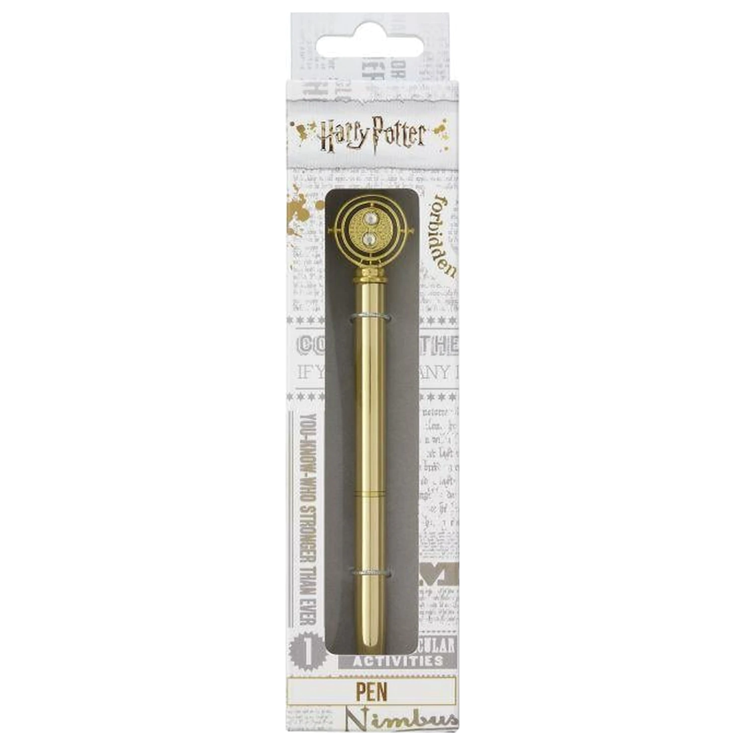 Kovové pero Harry Potter s 3D přívěskem Time Turner fotografii produktu