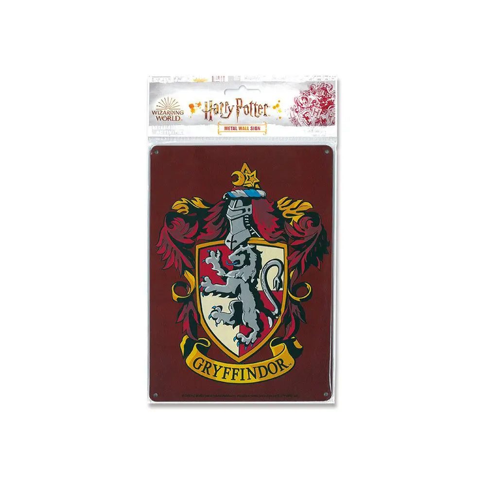 Harry Potter plechová cedule Gryffindor 15 x 21 cm fotografii produktu