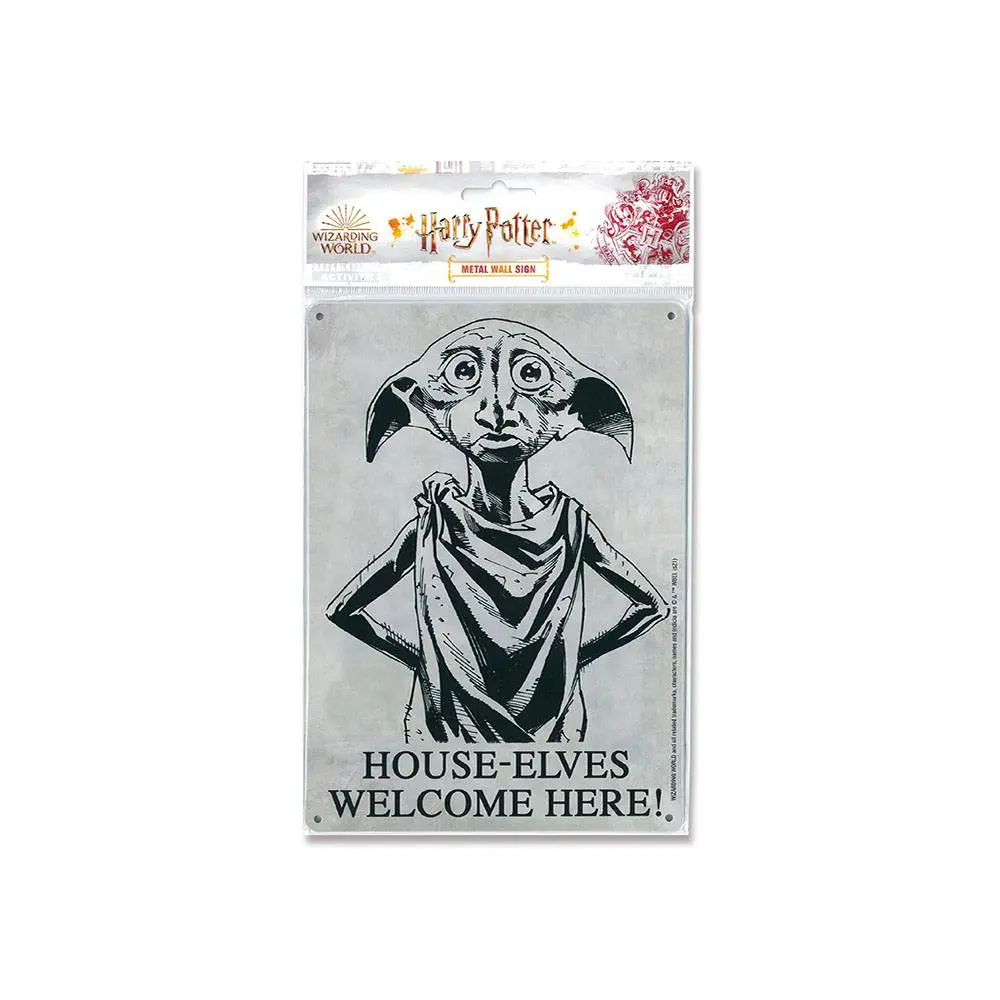 Harry Potter Tin Sign House-Elves 15 x 21 cm Plechová cedule fotografii produktu