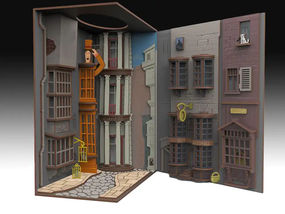 Harry Potter Tiny Adventures Book Nook Mini Diorama Diagon Alley 23 cm fotografii produktu